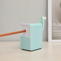 Hand Crank Pencil Sharpener Auto Feed Cutter Portable Stationery for Primary School Students Daily Study Use, Durable stationery 3