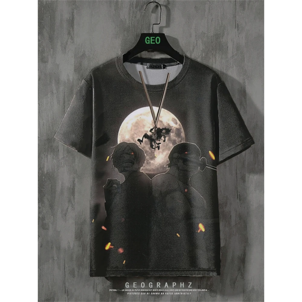 

Men's T-Shirt Casual Fashion 3d Print Short Sleeved Summer Retro T-Shirt For Men Clothing Street Breathable T Shirt Top Tee