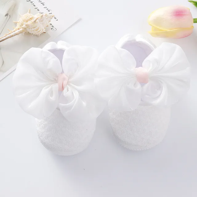 2022 Baby Girls Toddler Baby Princess Shoes Cute Flowers Sandals Walking Shoes Girl Bowknot Sneaker Newborn Flats Girls Gift 5