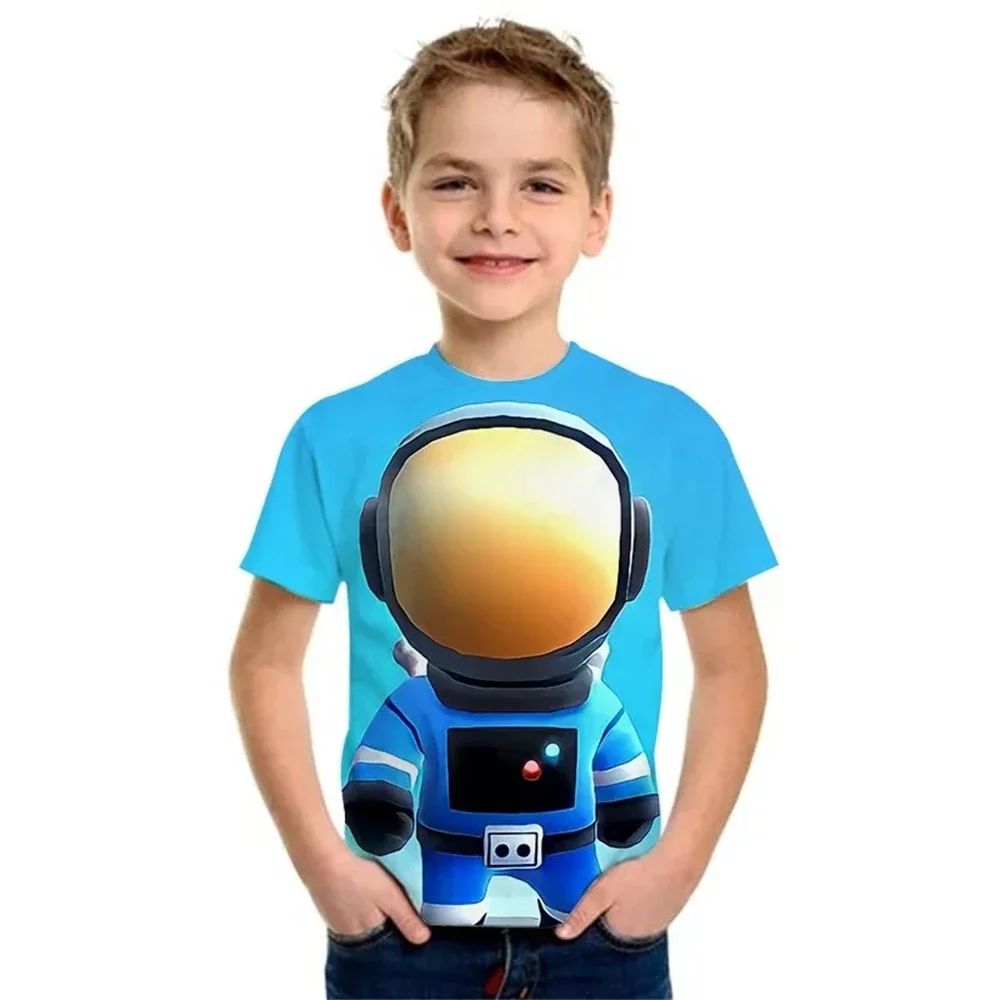thumbnail image 1 of Camiseta con estampado 3D de Stumble Guys Game para niños, ropa para niños, camisetas de dibujos animados Harajuku, ropa informal divertida, camiseta para niñas y niños 2024, 1 of 5