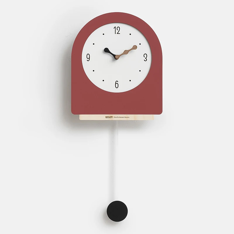 

Quiet Kids Room Clock Wall Hanging Nordic Style Art Room Modern Big Wall Clock Sticker Wooden Orologio Da Parete Home Decor