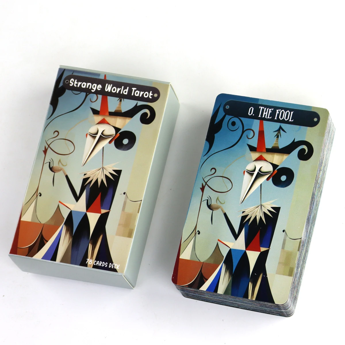 10.3*6cm Strange World Tarot Original Art Work 78 Pcs Tarot Cards Based on Rider Waite System 4