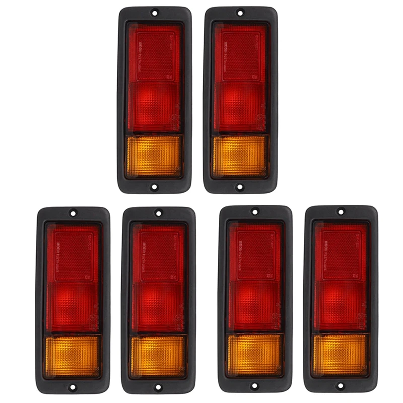 

6Pcs Left & Right Rear Tail Light Lamp MB124963 MB124964 214-1946L-UE 214-1946R-UE Fit For Mitsubishi Pajero Montero