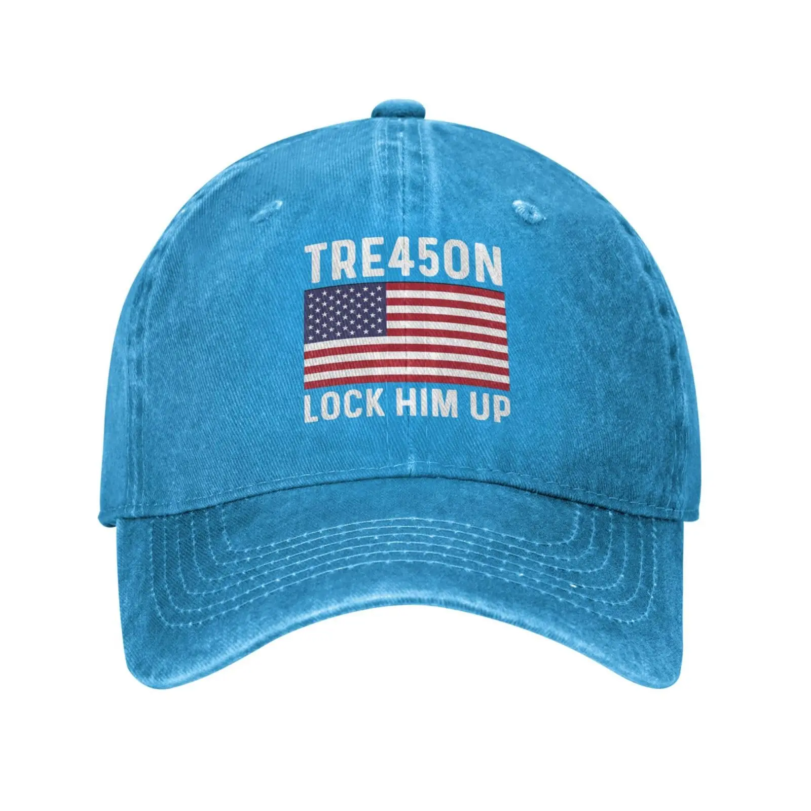 

Tre45on Анти-Трамп закрывает его, мужские бейсболки, Симпатичные черные шляпы