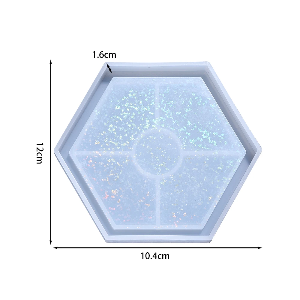 DIY Laser Holographic Round Square Rectangle Shape Coaster Base Silicone  Mold Resin Molds Epoxy UV Resin