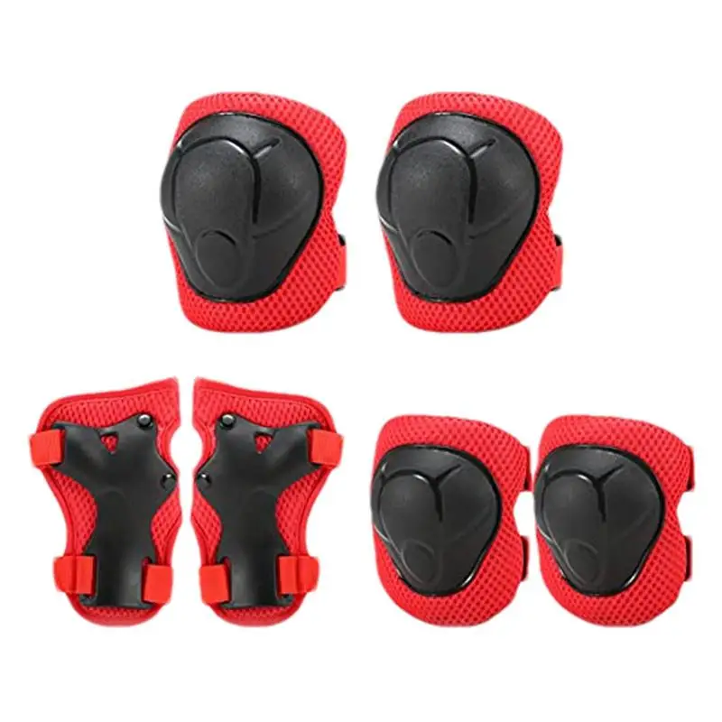 

Kids Knee Pads And Elbow Pads Set 6 In 1 KidsCycling Protective Gear Kids Knee Pads And Elbow Pads Wrist Guard Protector For