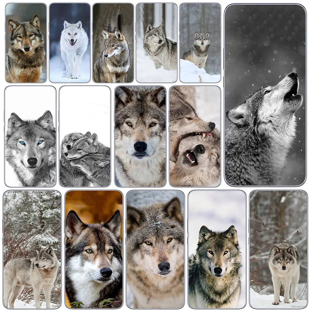 Running Stalking Wolf Animal Phone Cover Case Per Motorola Moto One G8 G7 Play Action Fusion Plus Power Vision Zoom Hyper Macro