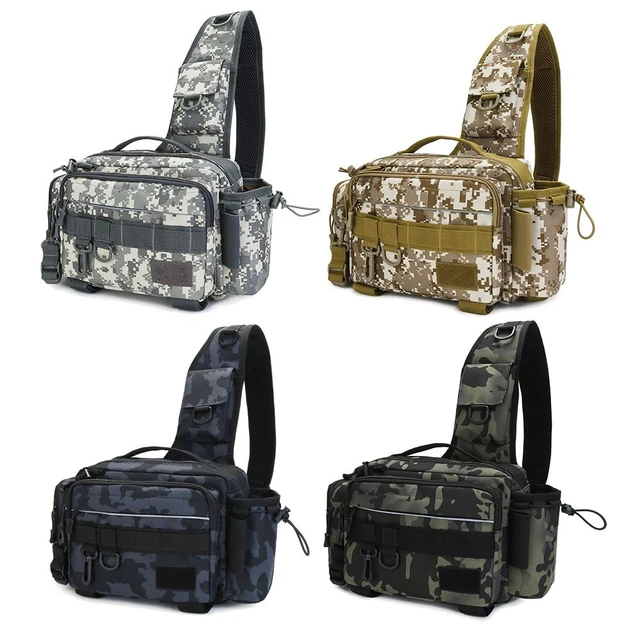 Multifunctional Fishing Tackle Bags Large Capacity Shoulder Crossbody Bag  Waist Pack Outdoor Fishing Gear Storage Bag - AliExpress