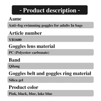 Silicone Goggle Women HD Men's Waterproof and Anti-fog Diving Equipment Small Frame Adult Swimming Glasses for Childre 2