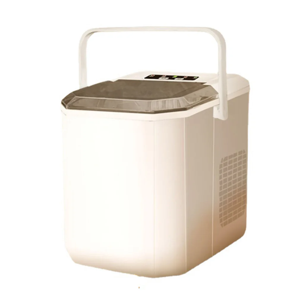 Portable Ice Maker Machine Commercial Smart Mini Ice Machine Furnishing Full Automatic Round Cubes