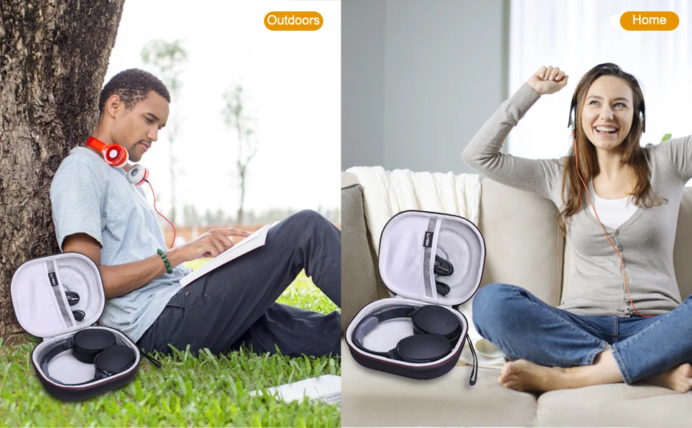 Headphone Case for Skullcandy Crusher Wireless Over-Ear Headphone Protective Travel Bag(case only!)