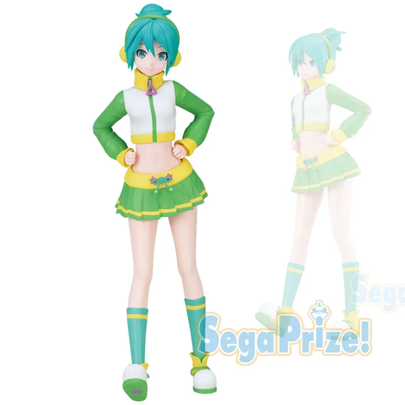 

Оригинальная Аниме Фигурка SEGA Hatsune Miku майка Ver. Японская версия, 20 см, ПВХ фигурка, модель, игрушки для мальчиков, подарок