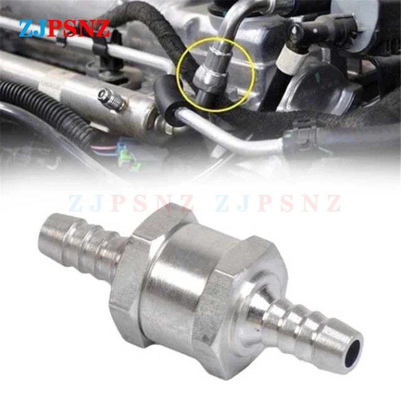 6mm 8mm 10mm 12mm Valves Aluminium Alloy Fuel Non Return Check Valve One Way Petrol Diesel Carburettor Car Vacuum Hose Universal