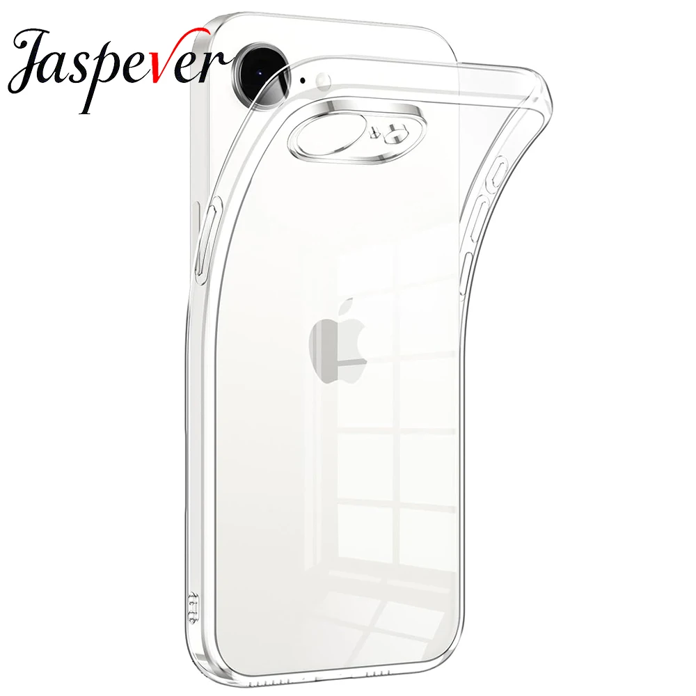 iPhone16e 케이스 iPhone 16E 2025 용 초박형 실리콘 소프트 뒷면 커버 Apple SE 4 SE4 충격 방지 TPU 용 투명 슬림 쉘