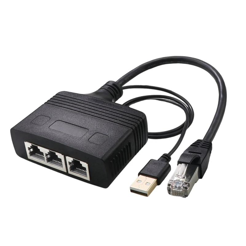 

Сетевой разветвитель Rj45 адаптер 1 фрикцион 3 1000 Мбит/с высокоскоростной интерфейс сетевой распределитель адаптер
