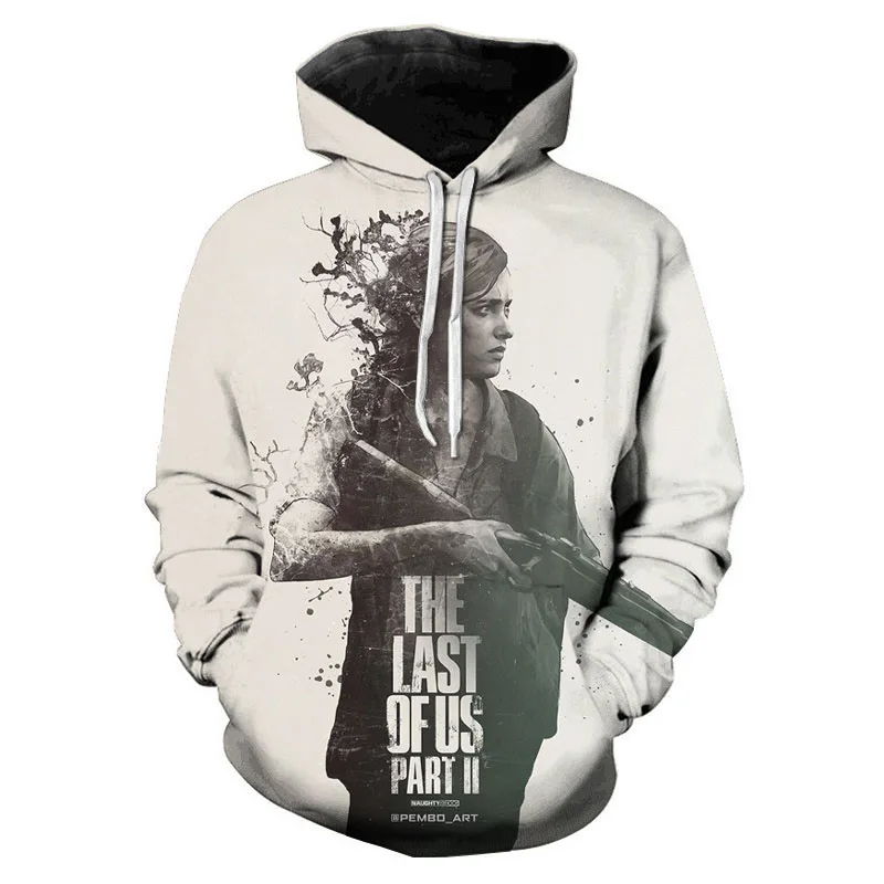 thumbnail image 1 of Sudadera con capucha de juego The Last Of Us para hombre y mujer, ropa de abrigo con estampado 3d, Unisex, de gran tamaño, a la moda, 1 of 5