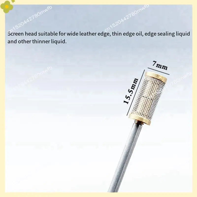 L 염료 엣지 페인트 롤러 펜 애플리케이터 엣지 오일 펜 가죽 DIY 엣지 오일 펜 가죽 엣지 실링 도구