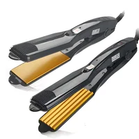 Widened Plate Flat and corn wave Iron Hair Straightener Professional Fast Electric Hair Straightening Curling Styling Tool 1