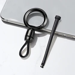 Premium Transparent Soft TPU Car Key Cover - Keyless Remote Protector with Enhanced Durability (Round gun keychain)