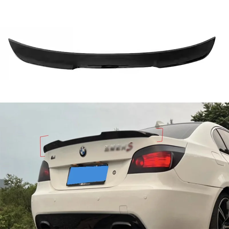 For 04-10 BMW 5 Series E60 Sedan M4 Style Glossy Black Rear Trunk ...