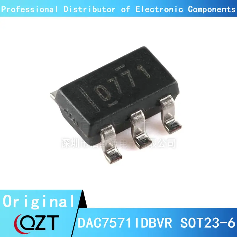 10pcs/lot DAC7571 SOT23-6 D771 DAC7571I DAC7571ID DAC7571IDB DAC7571IDBV DAC7571IDBVR SOT-23-6 chip New spot 10pcs new and original tps3808g12dbvr screen printing avy sot23 6 monitoring circuit chip tps3808g12dbvr tps3808g12 sot23 6 avy