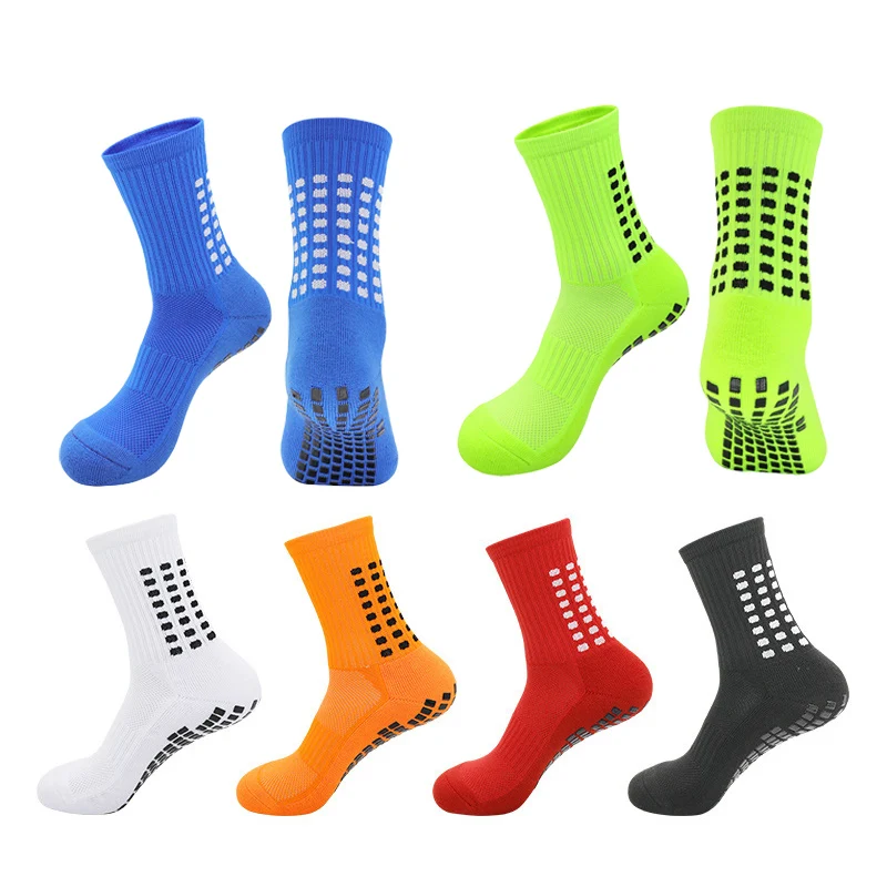 

New Coming Good Quality Non Slip Football Socks Silicone Suction Cup Grip Anti Slip Soccer Sports Men Women Baseball Rugby Sock