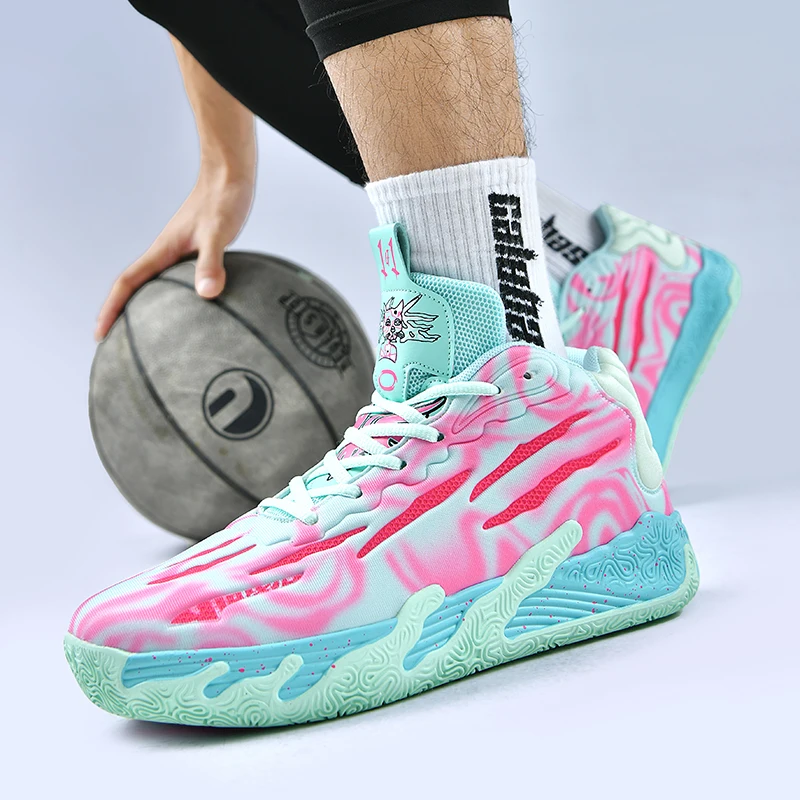 Three ball Three generation Lamelo Ball MB.01 Men's Basketball Shoes Actual Combat Cushioned Low-top Sneakers Cushioned Rebound basketball shoes