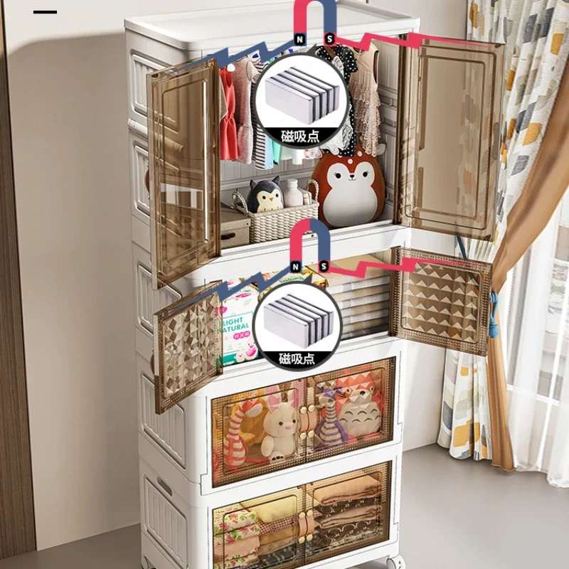 Bedroom Cabinets Children Wardrobes Drawer Clothes Coat Racks Children Wardrobes Baby Placard Enfant Home Furniture MR50CW