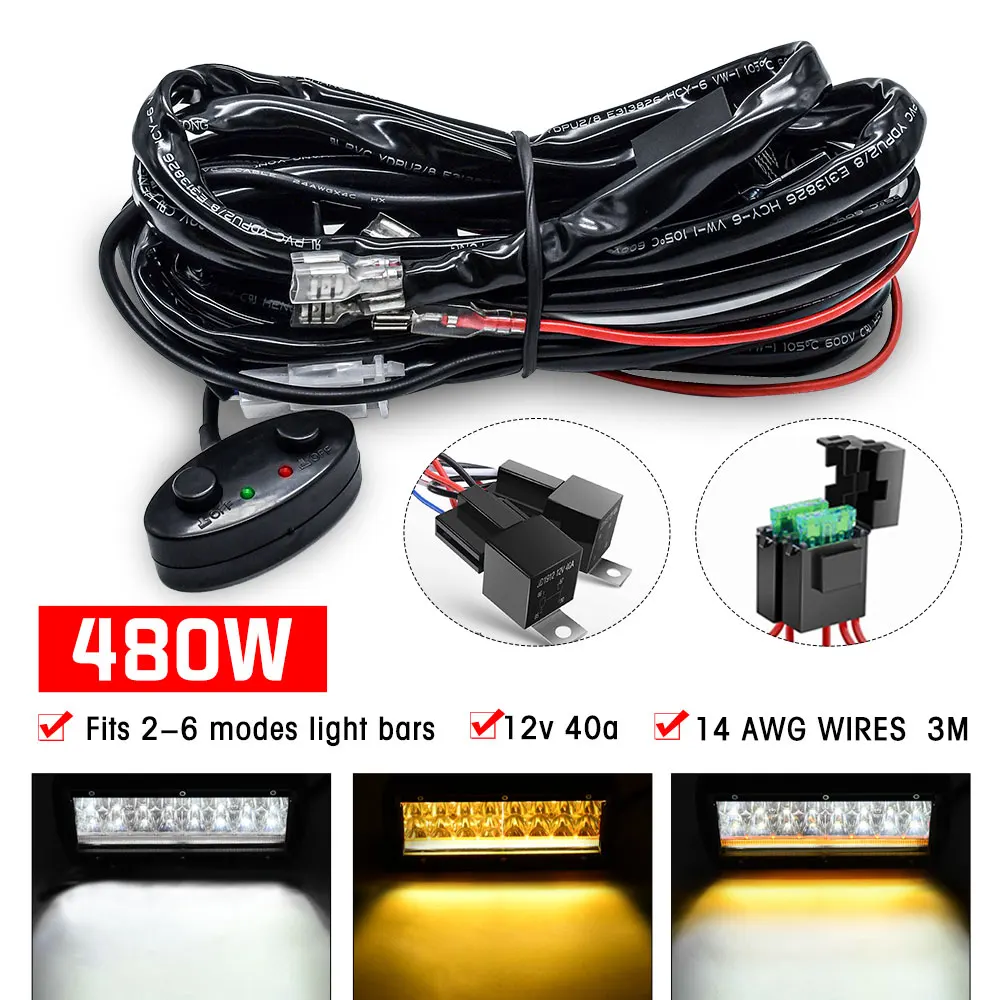 4" Work LED Headlight Light Auto Fog Light Led Light Bar Round Fog Light for Mot