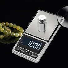 

Portable Mini Digital Pocket Scale 500g/300g/200g/100g 0.01g/0.1g For Gold Sterling Jewelry Gram Balance Weight Electronic Scale