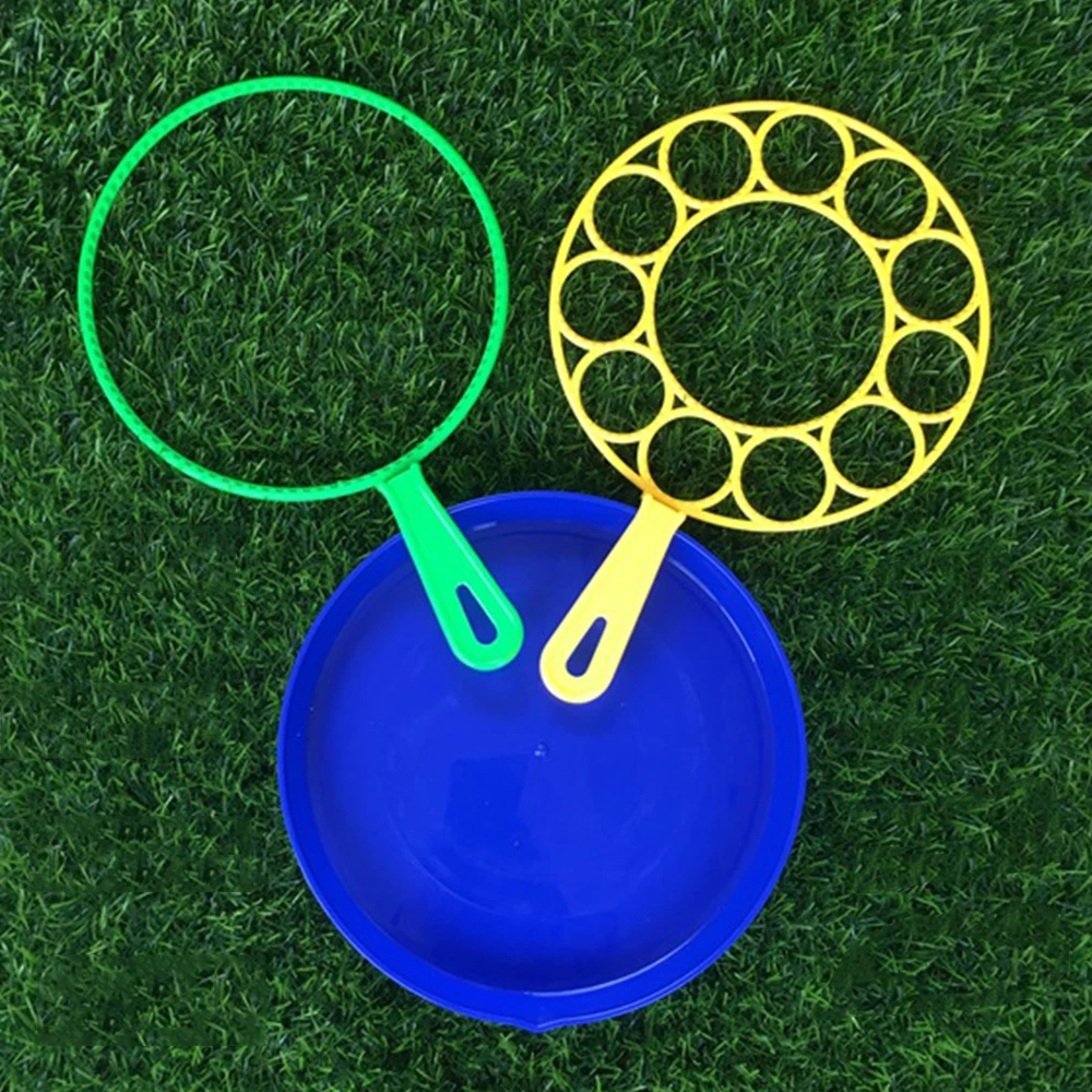 3Pcs/Set Family Giant  Outdoor Fun For  Magic Big Bubble Bubble Blow Maker Bubble Wand Tool Bubble Blower
