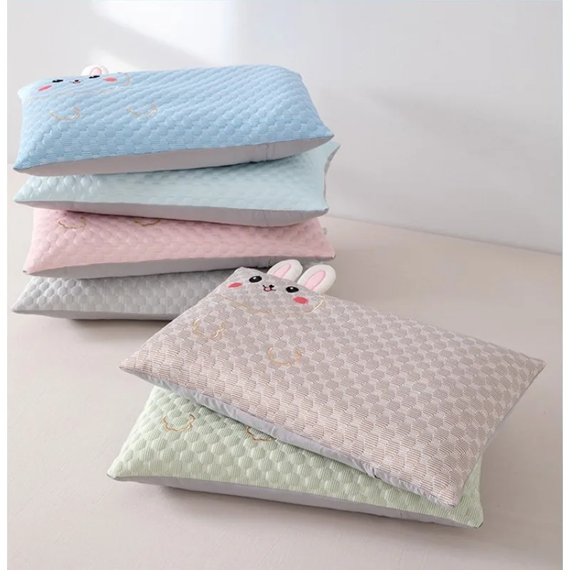 2026년 신상 여름 아이스빈 베개 코튼 오후 낮잠 베개 수면 매트 사무실 점심시간 베개 어린이&학생용