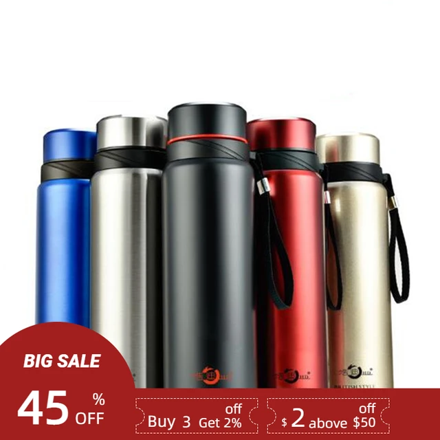 1200-4000ml Large Thermos Bottle Vacuum Flasks Stainless Steel