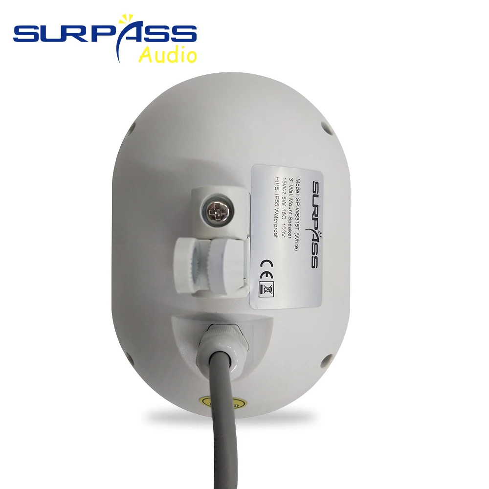 Waterproof IP55 Wall Mount Speaker 15W Public Address PA System Outdoor Stereo Loudspeaker for Home Theater Shops Hotel Rooms