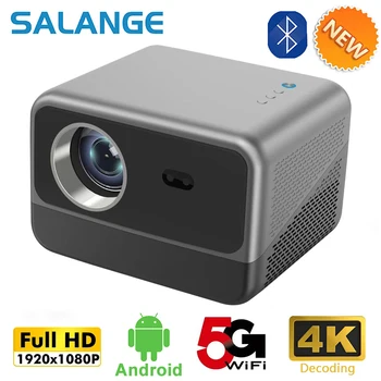 Salange N1 풀 HD 10000 루멘 비디오 프로젝터, 홈 시어터 스마트 안드로이드 프로젝터, 휴대폰, 4K 미니 LCD, 5G 와이파이, 1080P