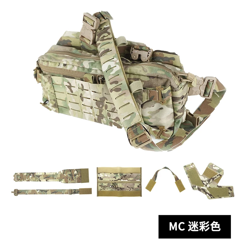 DM 421X Multi functional Shoulder Bag Top Matching Chest Hanging Shoulder Bag Combination
