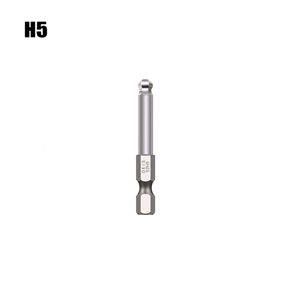 50mm Sechskant-Schraubendreher-Bit, Kugelkopf, langer magnetischer Schraubendreher-Bit, Kugelkopf-Schraubendreher-Bit, Hand H1,5 H2,5 H3 H4 H5 H6 H8 H10 – Detail 18