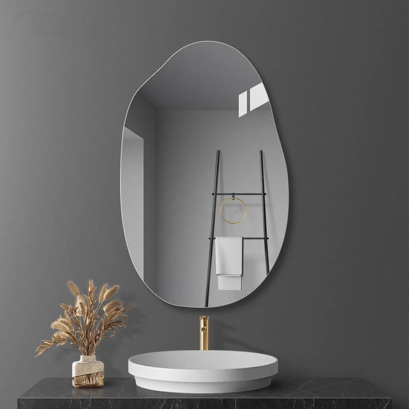 

Frameless Bathroom Mirror Wall Mounted Vanity Bathroom Shower Mirror Art Free Shipping Espejo Pared Big Mirror for Room Wall