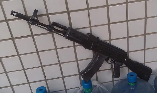 1:1 CS Gun Ak74-ak103 Rifle 3D Paper Model Manual DIY Toy 2