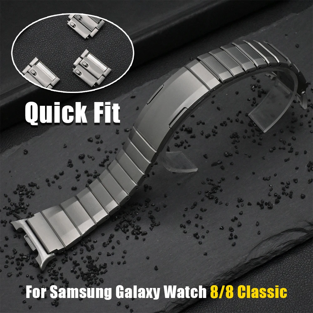 Premium Stainless Steel Quick-Fit Watch Bracelet - Universal Design