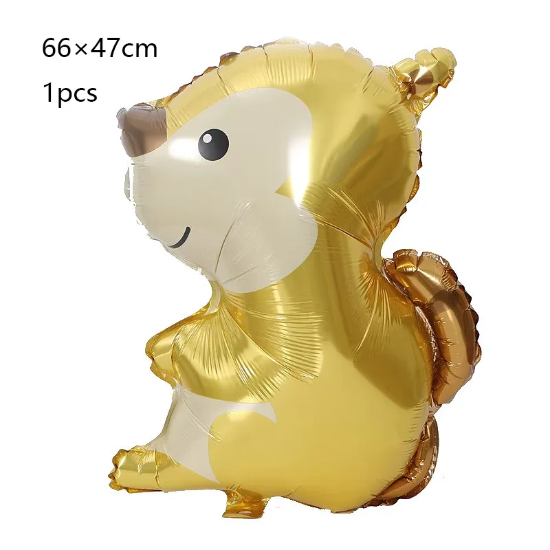 1/8 Stück Igel Fuchs Waschbär Eule Hirsch Tier Folienballons Geburtstag Wald Wald Thema Party Decora Luftballons Babyparty Geschenke – Detail 6