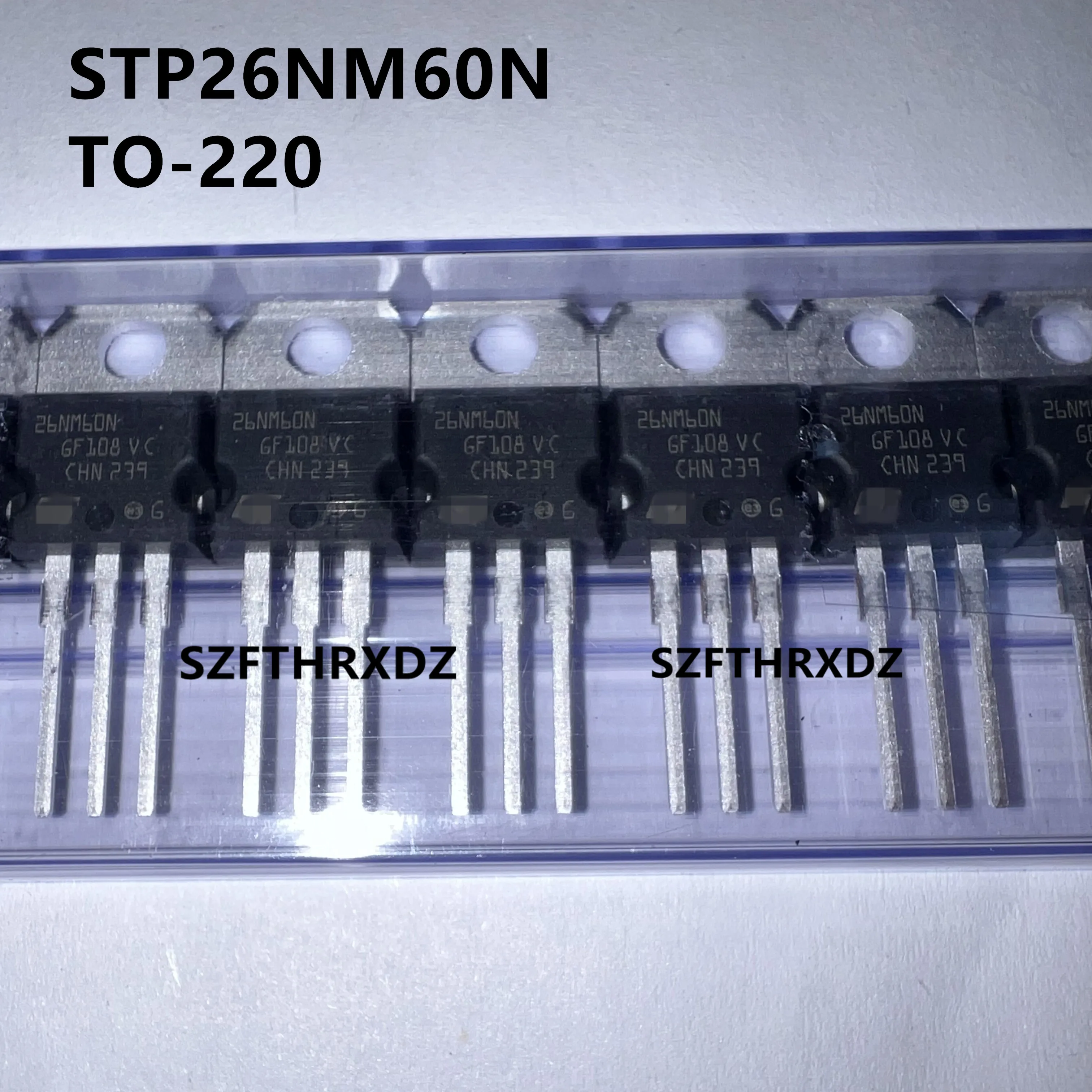 

10 шт. 100% новый импортный оригинальный STP26NM60N 26NM60N 20A 600V TO-220 N-канальный МОП-транзистор