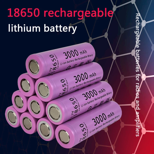 Capacity Original 18650 battery 3.7V 3000mAh rechargeable battery