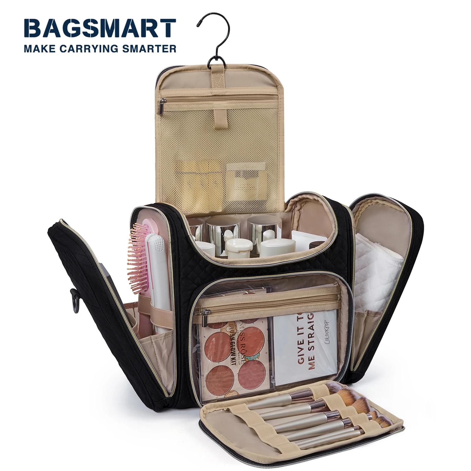 LOVE URBAN BEAUTY Trousse Maquillage Rose Vif - Kit Maquillage 82