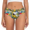 Women's Kawaii Underwear Brief Peanuts Comic Characters Snoopy Merch Soft Cartoon Animals Ladies Panties Briefs 1