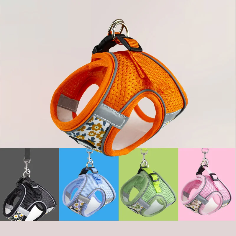Breathable Mesh Harness And Leash 5