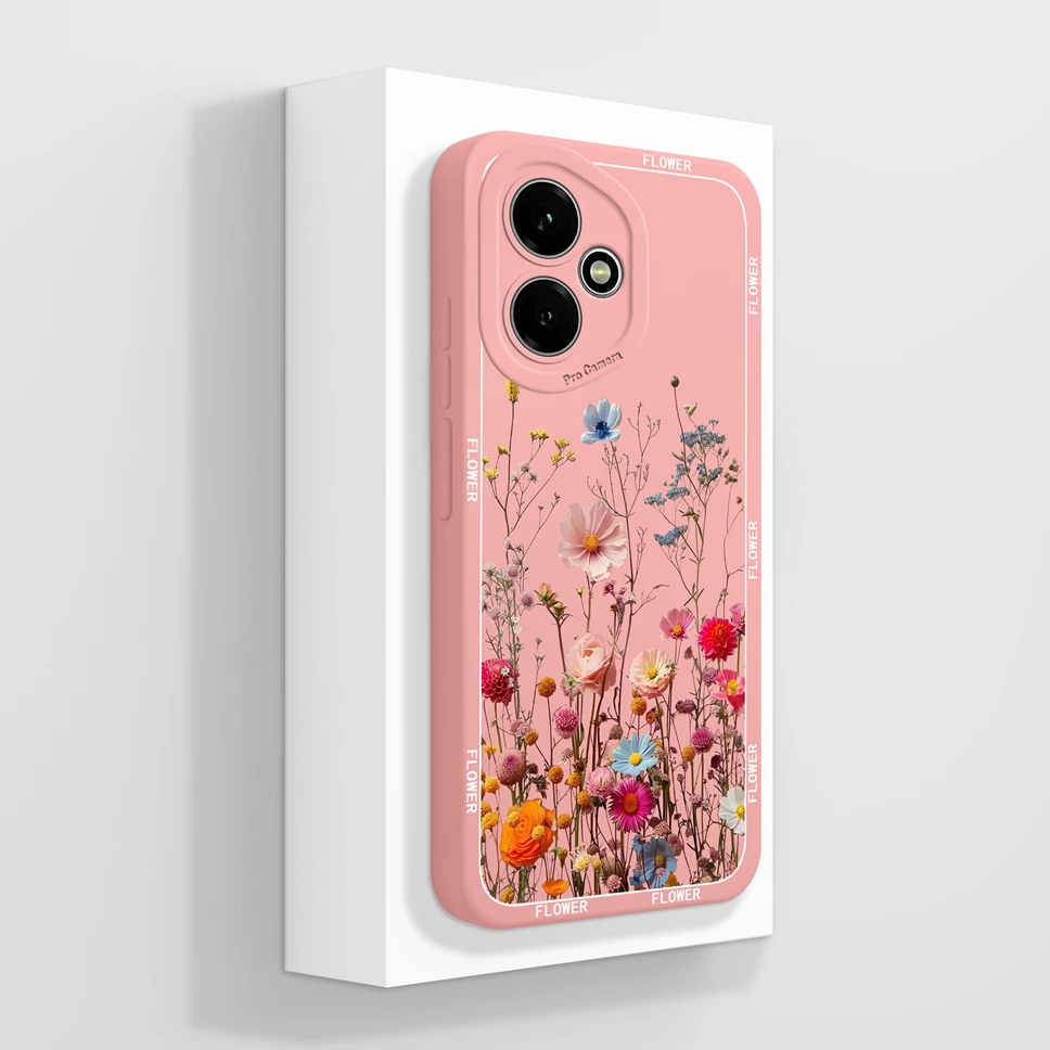 Cute Cat Pattern Soft Phone Case - High-Quality Shockproof Back Cover