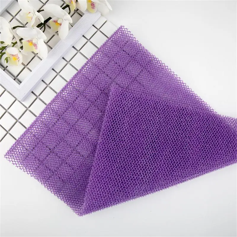 African Net Sponge, 31.5inch African Exfoliating Body Net Scrubbing Wash Net Washcloth Long Bathing Sponge Net Shower 5