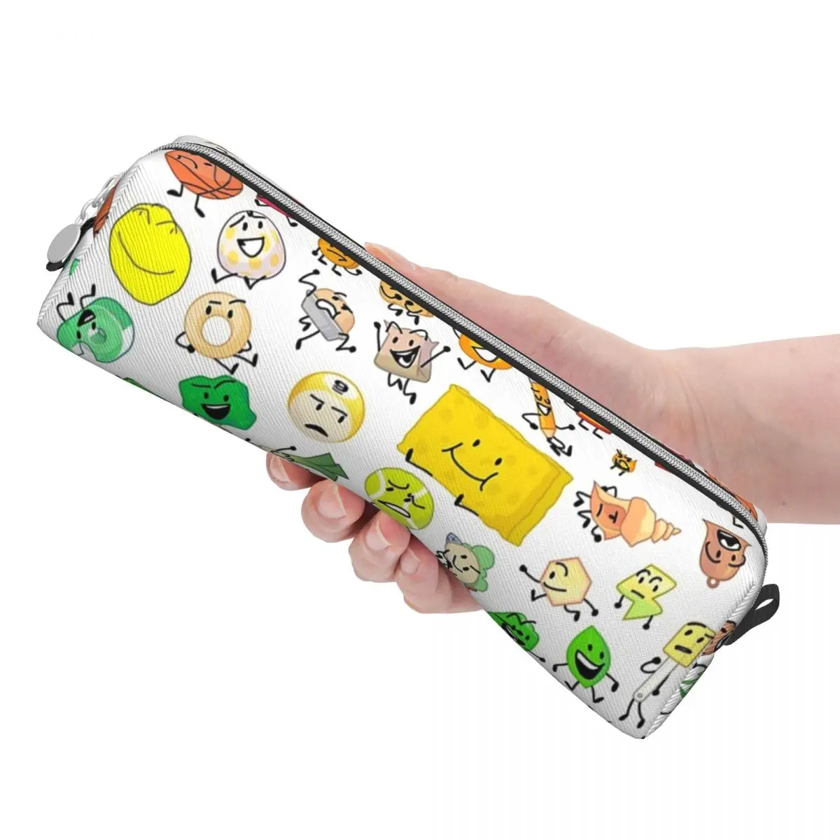 BFDI Inanimate Insanity Cartoon Pencil Case Lovely Battle for Dream Island Pen Box Bag Girls Boys Office Zipper Pencil Pouch