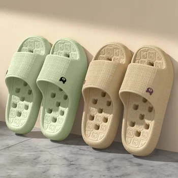Bathroom Leaky Home Slippers Women Indoor Soft Sole Platform Slippers Woman Summer Hollow Out Non Slip Beach Sandals Female 45 1